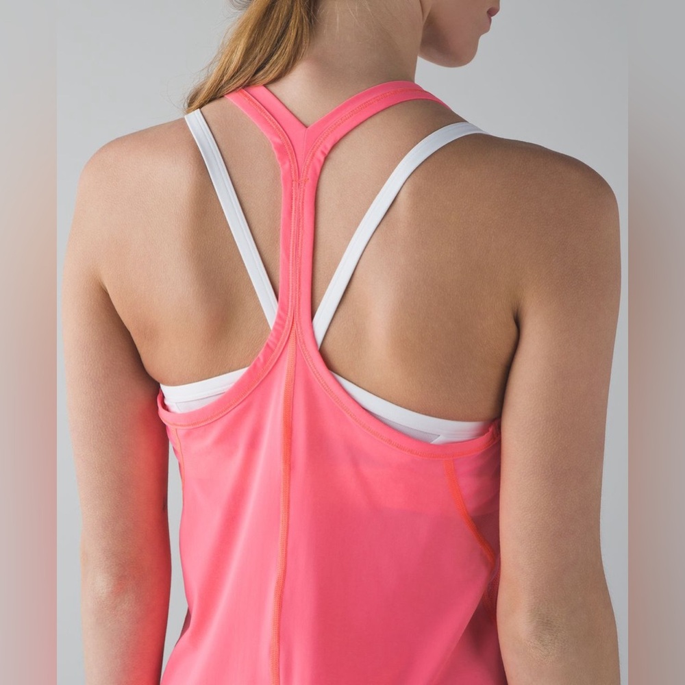 Lululemon - Mauve Racerback Fast Lane Singlet - 6/8